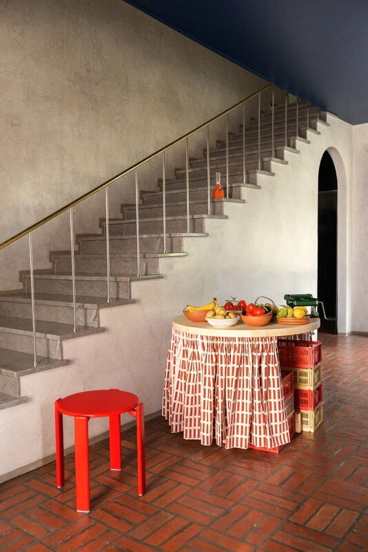 Artek Siena Cotton Fabric, 150 X 300 Cm, Brick - Sand 4 Artek Siena Cotton Fabric, 150 X 300 Cm, Brick - Sand - Image 4