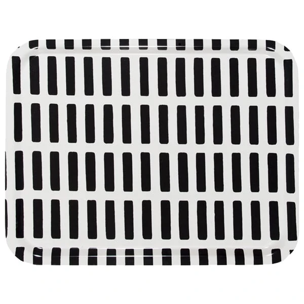 Artek Siena Tray, 43 X 33 Cm, White - Black 1 Artek Siena Tray, 43 X 33 Cm, White - Black