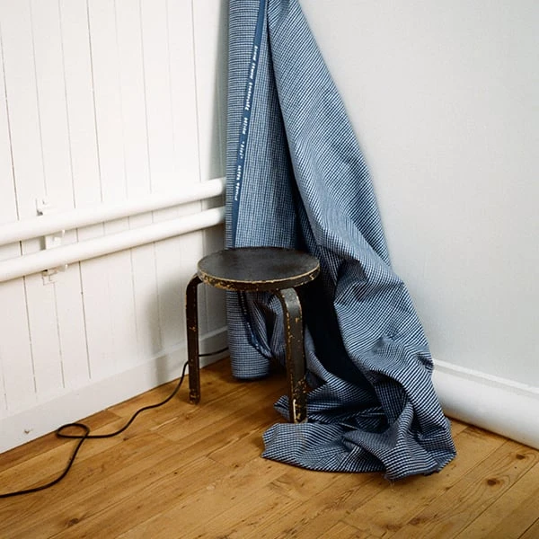 Artek Rivi Canvas Cotton Fabric, 150 X 300 Cm, Blue - White 3 Artek Rivi Canvas Cotton Fabric, 150 X 300 Cm, Blue - White - Image 3