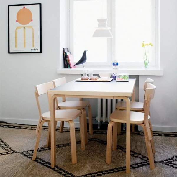 Artek Aalto Table 81B, Birch 2 Artek Aalto Table 81B, Birch - Image 2
