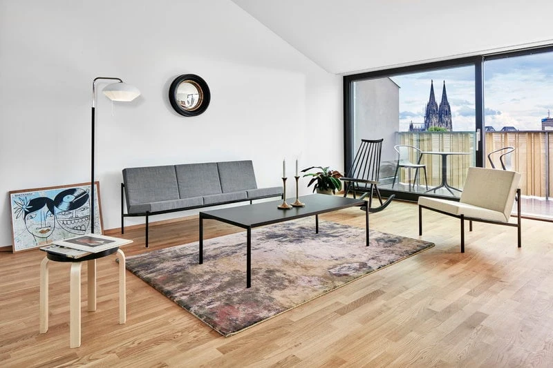 Artek Aalto Stool E60, Black - Birch 4 Artek Aalto Stool E60, Black - Birch - Image 4