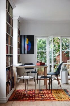 Artek Lukki Chair, Black -Artek 1840241 Lukki Chair Aalto Table rectangular 81B 1 master 1