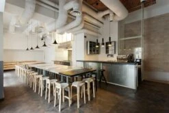 Artek Aalto High Chair K65, White Laminate 6 Artek Aalto High Chair K65, White Laminate -Artek 1842242 C Socjal Bistro Warsaw Poland 2012 photo Grzegorz Broniatowski and Tomasz Gasiewski 12 master