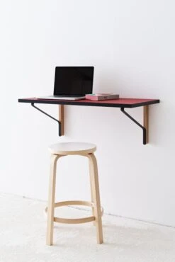 Artek Kaari Wall Console REB 006, Red - Black 8 Artek Kaari Wall Console REB 006, Red - Black -Artek 1843359 Kaari Wall Console REB006 Bar Stool 64 master