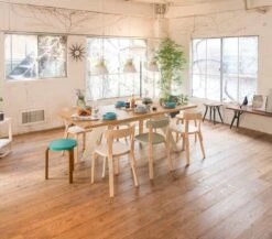 Artek Aalto Chair 69, White Laminate 9 Artek Aalto Chair 69, White Laminate -Artek 1843434 Chair 69 Pirkka Bench Pirkka Stool master 1