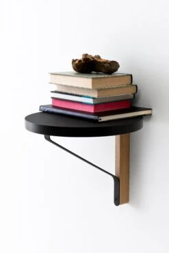 Artek Kaari Wall Shelf REB 007, Black - Oak 5 Artek Kaari Wall Shelf REB 007, Black - Oak -Artek 1847688 Kaari Wall Shelf round REB007 master