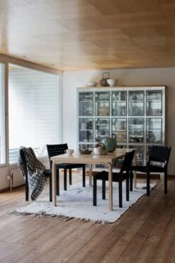 Artek Aalto Chair 611, Black - Black Webbing 9 Artek Aalto Chair 611, Black - Black Webbing -Artek 1856582 Chair 611 black Aalto Table rectangular master 1