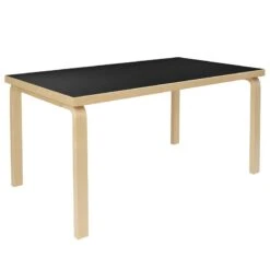 Artek Aalto Table 82A, Birch - Black