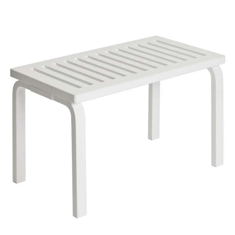 Artek Aalto Bench 153B, White 1 Artek Aalto Bench 153B, White