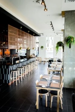 Artek Aalto Chair 66, Black Linoleum 11 Artek Aalto Chair 66, Black Linoleum -Artek 2245687 Uppetite Restaurant master