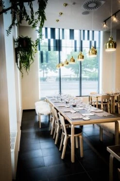 Artek Aalto Chair 66, Black Linoleum 10 Artek Aalto Chair 66, Black Linoleum -Artek 2245740 Uppetite Restaurant master