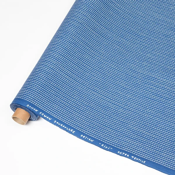 Artek Rivi Acrylic Coated Fabric, 145 X 300 Cm, Blue - White 3 Artek Rivi Acrylic Coated Fabric, 145 X 300 Cm, Blue - White - Image 3