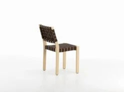 Artek Aalto Chair 611, Birch - Black/brown Webbing 9 Artek Aalto Chair 611, Birch - Black/brown Webbing -Artek 2430380 Chair 611 clear lacquered birch blackbrown new webbing master