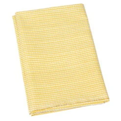 Artek Rivi Cotton Fabric, 150 X 300 Cm, Mustard - White