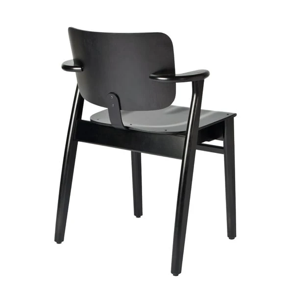 Artek Domus Chair, Stained Black 4 Artek Domus Chair, Stained Black - Image 4