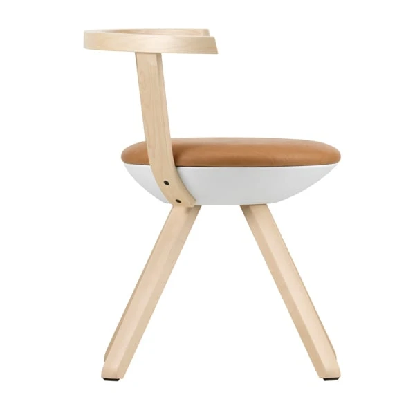 Artek Rival Chair KG002, Birch/leather 2 Artek Rival Chair KG002, Birch/leather - Image 2