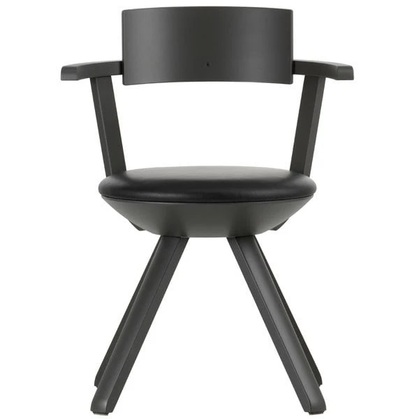 Artek Rival Chair KG002, Dark Grey/leather 1 Artek Rival Chair KG002, Dark Grey/leather
