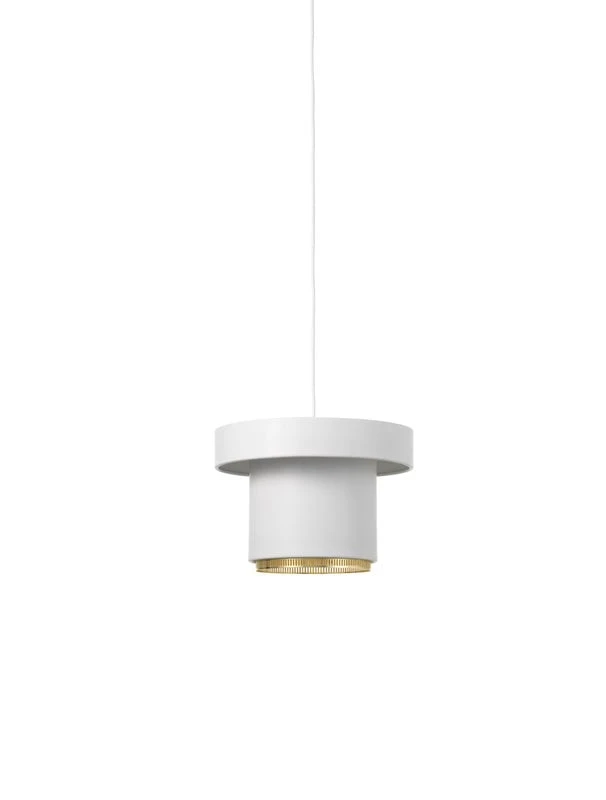Artek A201 Pendant, White - Brass 2 Artek A201 Pendant, White - Brass - Image 2