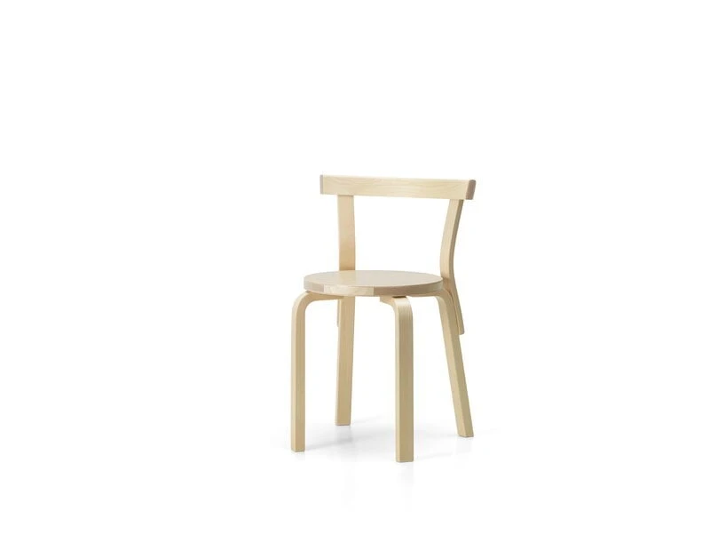 Artek Aalto Chair 68, Birch 2 Artek Aalto Chair 68, Birch - Image 2