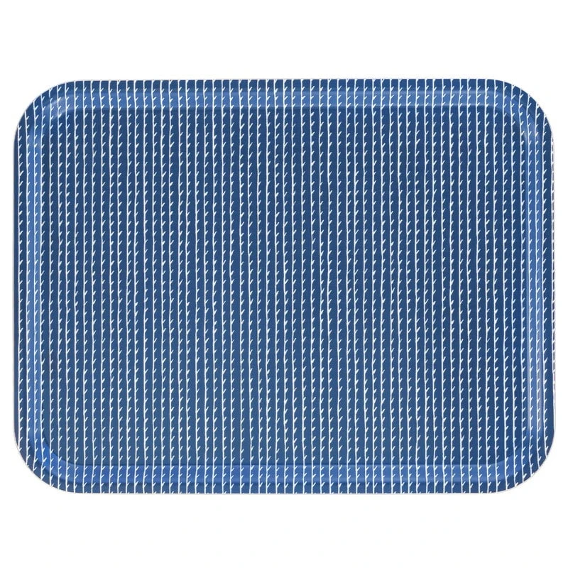 Artek Rivi Tray, 43 X 33 Cm, Blue - White 1 Artek Rivi Tray, 43 X 33 Cm, Blue - White
