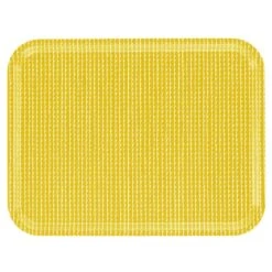 Artek Rivi Tray, 43 X 33 Cm, Mustard - White