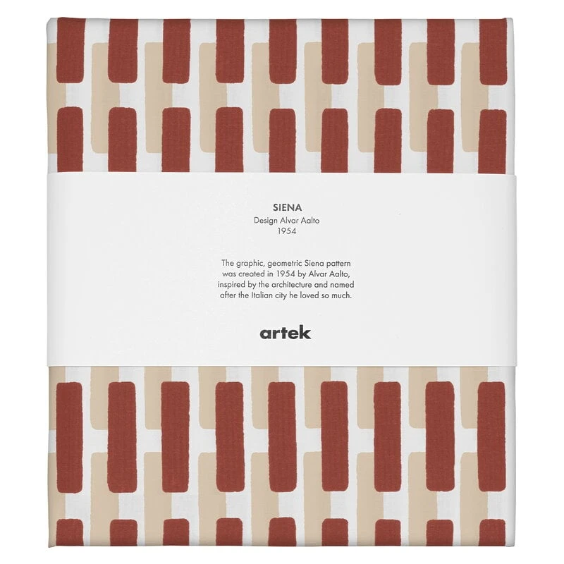 Artek Siena Cotton Fabric, 150 X 300 Cm, Brick - Sand 3 Artek Siena Cotton Fabric, 150 X 300 Cm, Brick - Sand - Image 3