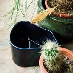 Artek Riihitie Plant Pot A, Large, Blue Gloss -Artek 400Artek iso FV