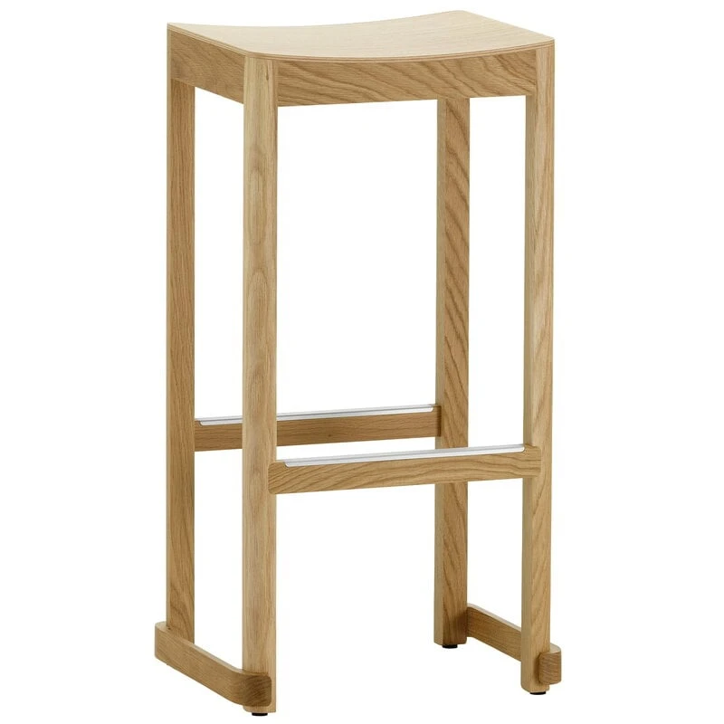 Artek Atelier Bar Stool, 75 Cm, Lacquered Oak 1 Artek Atelier Bar Stool, 75 Cm, Lacquered Oak