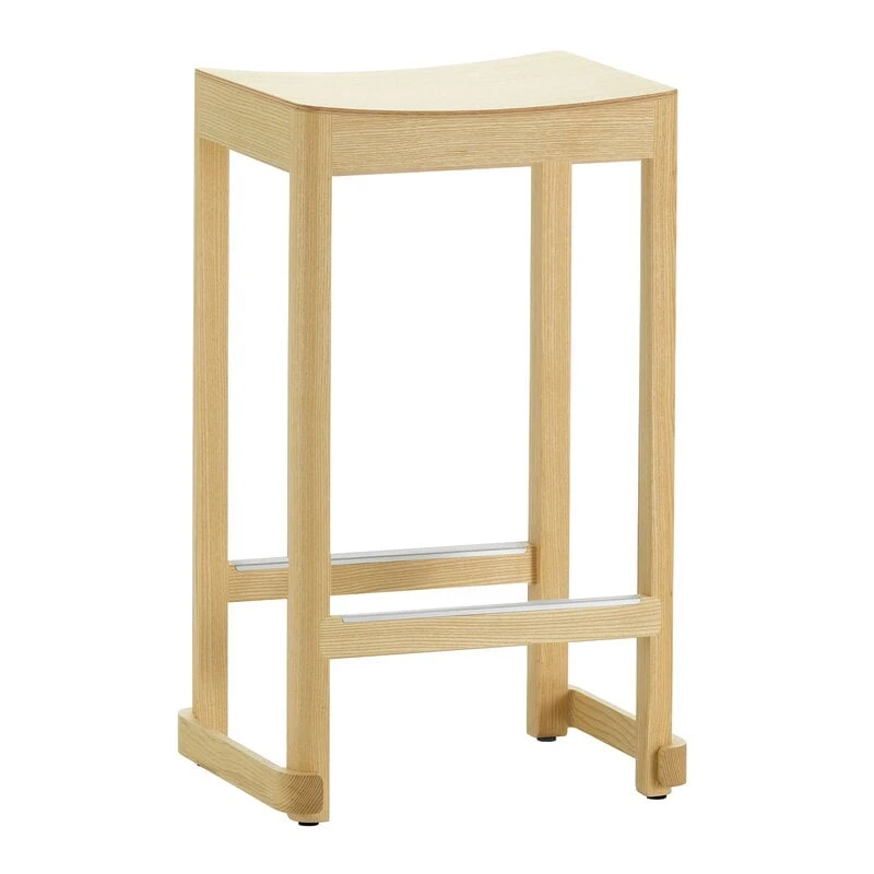Artek Atelier Bar Stool, 65 Cm, Lacquered Ash 1 Artek Atelier Bar Stool, 65 Cm, Lacquered Ash