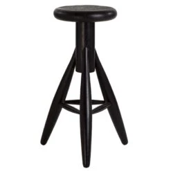 Artek Rocket Bar Stool, Black