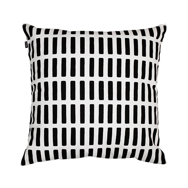 Artek Siena Cushion Cover, 40 X 40 Cm, Black - White 1 Artek Siena Cushion Cover, 40 X 40 Cm, Black - White