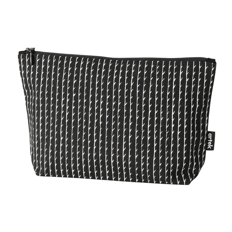 Artek Rivi Pouch, Small, Black - White 1 Artek Rivi Pouch, Small, Black - White