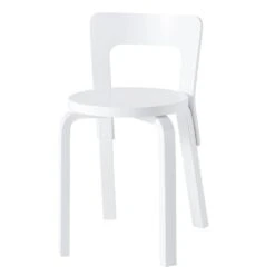 Artek Aalto Chair 65, All White