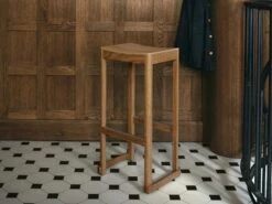 Artek Atelier Bar Stool, 75 Cm, Dark Red 9 Artek Atelier Bar Stool, 75 Cm, Dark Red -Artek 5076883 Atelier Bar Stool oak 75cm photo Erik Undehn 3 master