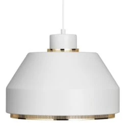 Artek AMA 500 Pendant, White - Brass
