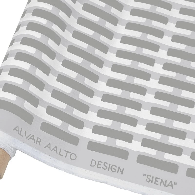 Artek Siena Cotton Fabric, 150 X 300 Cm, Grey - Light Grey 1 Artek Siena Cotton Fabric, 150 X 300 Cm, Grey - Light Grey