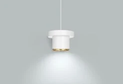 Artek A201 Pendant, White - Brass 8 Artek A201 Pendant, White - Brass -Artek 5425598 A201 Pendant light master