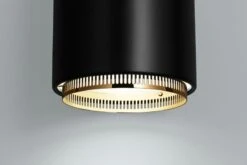 Artek Aalto Pendant Lamp A110 8 Artek Aalto Pendant Lamp A110 -Artek 5427374 A110 Hand grenade Pendant light black brass detail master