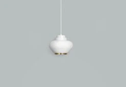 Artek Aalto Pendant Lamp A333, White - Brass 9 Artek Aalto Pendant Lamp A333, White - Brass -Artek 5427557 A333 Turnip white brass master