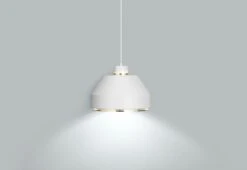 Artek AMA 500 Pendant, White - Brass 8 Artek AMA 500 Pendant, White - Brass -Artek 5430058 AMA500 Pendant Light master