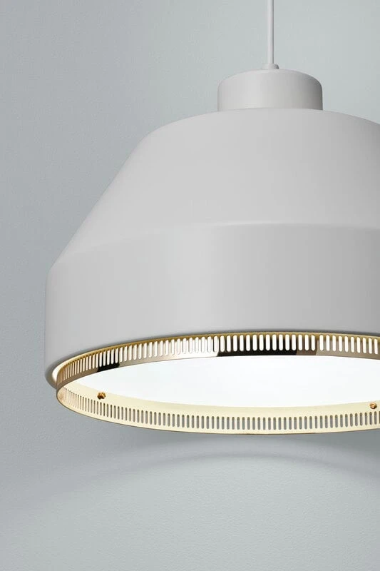 Artek AMA 500 Pendant, White - Brass 4 Artek AMA 500 Pendant, White - Brass - Image 4