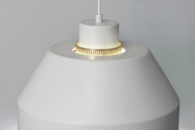 Artek AMA 500 Pendant, White - Brass 6 Artek AMA 500 Pendant, White - Brass - Image 6