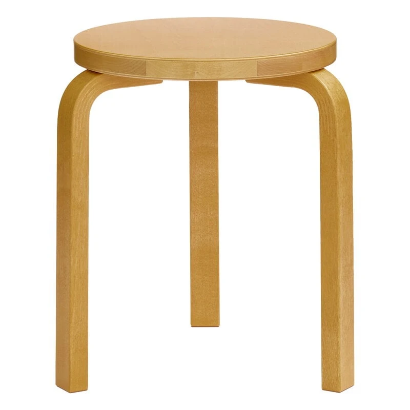 Artek Aalto Stool 60, Honey 1 Artek Aalto Stool 60, Honey