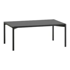 Artek Kiki Low Table, 100 X 60 Cm, Black - Black Linoleum