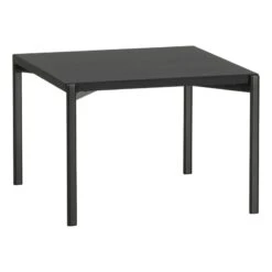 Artek Kiki Low Table, 60 X 60 Cm, Black - Black Linoleum