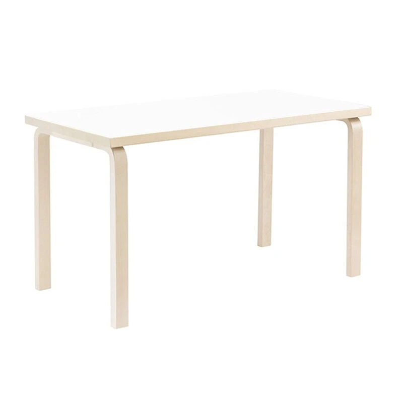 Artek Aalto Table 81A, Birch - White 1 Artek Aalto Table 81A, Birch - White