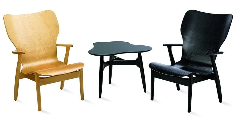 Artek Domus Lounge Chair, Stained Honey 2 Artek Domus Lounge Chair, Stained Honey - Image 2