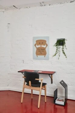 Artek Domus Chair, Black Stained Birch - Black Leather 8 Artek Domus Chair, Black Stained Birch - Black Leather -Artek Artek Kaari31220 Final Hires