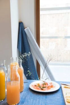 Artek Rivi Cotton Fabric, 150 X 300 Cm, Blue - White 11 Artek Rivi Cotton Fabric, 150 X 300 Cm, Blue - White -Artek Artek Rivi RonanErwanBouroullec 33 photo Sumiyo Ida 1