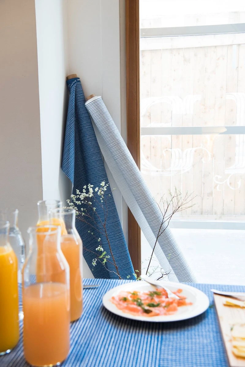 Artek Rivi Acrylic Coated Fabric, 145 X 300 Cm, Blue - White 5 Artek Rivi Acrylic Coated Fabric, 145 X 300 Cm, Blue - White - Image 5